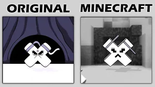 ORIGINAL vs Minecraft Alphabet Lore (by Leluv meme) Comparison Pt. 6