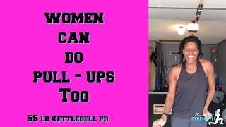 Pull - ups 55 lb Kettlebell PR