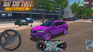 Acura RDX Suv Taxi Private - Taxi Sim 2020 ! Driving New York City Driving Car - Android Gameplay