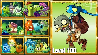 Bug Zombie level 100 vs 999 Plants | Who is Noob - PVZ2 MK