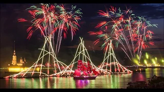 АЛЫЕ ПАРУСА В САНКТ-ПЕТЕРБУРГЕ!!!!!!SCARLET SAILS IN ST. PETERSBURG !!!!!!