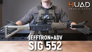 Toy Gun ASMR - SIG 552 +ADV Brushless motor+ Jefftron ETU - AEG