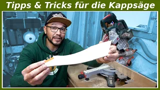 DIESE 5 Tipps & Tricks werten JEDE Kappsäge auf! Werkstatt Hacks