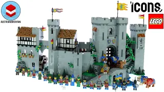 LEGO Icons 10305 Lion Knights' Castle - LEGO Speed Build Review