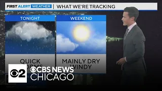 Quick storms overnight in Chicago after Northern Lights appear