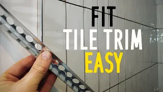 The Best Way to Fit Tile Trim -- DIY QUICK GUIDE