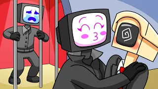 TV WOMAN Falls in LOVE?! (Cartoon Animation)