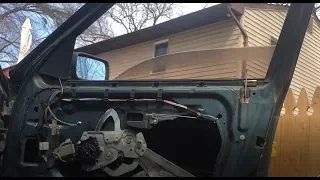 BMW E36 window off track fixing for FREE 0$