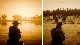 Arthur Morgan vs John Marston Deadeye Differences - Red Dead Redemption 2