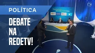 CIRO E BOULOS RIEM DURANTE PERGUNTA DE BOLSONARO A DACIOLO