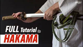 How to Wear and Fold a Hakama | For Katana Martial Art Trainees