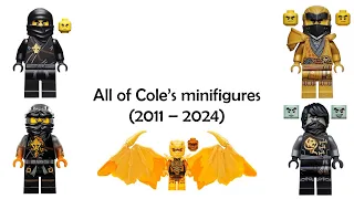 All of Cole's minifigures | Все минифигурки Коула | LEGO NINJAGO 2024 | ЛЕГО Ниндзяго 2024