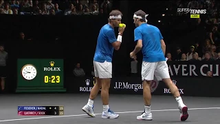 GOATS Nadal/Federer vs Sock/Querrey ● Laver Cup 2017 HD Highlights