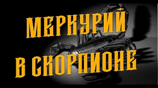 Меркурий в Скорпионе в гороскопе