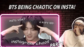 Oh my god!! - BTS being a chaotic mess on instagram | Reaction