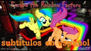 escape the rainbow factory sub español