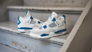 Air Jordan 4 Retro "Military Blue" (Industrial Blue): Review & On-Feet