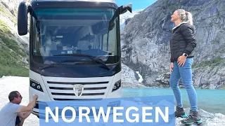 Mit dem Wohnmobil in Norwegen | Traumstrand bis Gletscher | #Vlog5