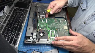 Ремонт тачпада и замена батарейки БИОСа  (RTC battery) HP Compaq 6720s