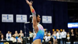 UCLA's Jordan Chiles ATE this nearly-perfect floor routine vs. Oregon State | Women's Gymnastics