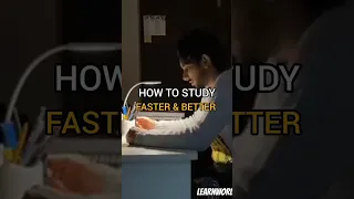 HOW TO STUDY FASTER & BETTER 📖💭 Study tips #study #motivation #shorts