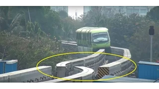 MUMBAI MONORAIL - Dont Miss The End & See Something called TURNOUT, Never Seen Before
