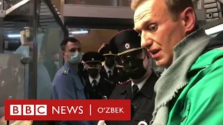 Россия: Навальний уйига эмас, қамоққа қайтди - BBC News O'zbek