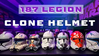 187 LEGION CLONE HELMET REVIEW AND HASBRO BLACK SERIES COMPARISON