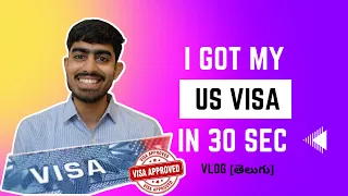 I got my US Visa | Mumbai Consulate | Vlog | తెలుగు