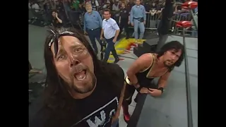 Kevin Nash & Syxx send Rey Mysterio to the Hospital during Cruiserweight Title match! 1997 (WCW)