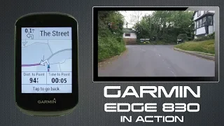Garmin Edge 830 Navigation & Demonstration