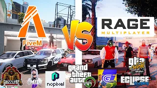 RAGEMP VS FIVEM WHICH IS THE BEST ROLEPLAY SERVER BEST RP SERVERS FOR BEGINNERS EASY GTA RP TUTORIAL