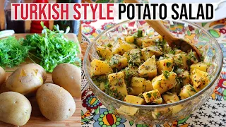 Turkish Style Potato Salad | Vegan, Healthy & Delicious