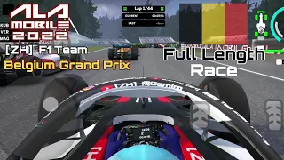 Ala Mobile 2022 [ZH] F1Team Belgium Grand Prix Full Length Race | [ZH]游戏Gaming