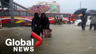 At least 18 dead, millions stranded as floods ravage Bangladesh and India