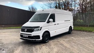 Our sjvanworx side bars fitted to this 2023 VW Crafter WorxEdition