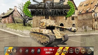 World of Tanks - M6A2E1 - 10 Kills - 8.3k Damage - 1vs5 [Replay|HD]