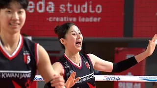 [V-League] - Highlights | Galaknya Squad Muda! Megawati Asik Nonton - Red Sparks vs AI Peppers