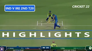 IND vs IRE 2nd T20 Highlights 2023 | India vs Ireland 2nd T20, Highlights 2023 | Cricket 22