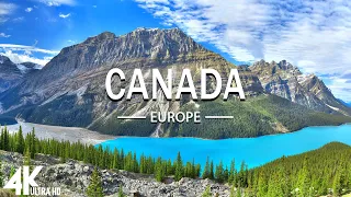 FLYING OVER CANADA (4K UHD) - Relaxing Music Along With Beautiful Nature Videos - 4K Video HD