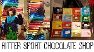 😍 Chocolate Dream Come True! 😍 Visiting Ritter Sport Chocolate Shop in Berlin 😋