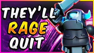 NO SKILL NEEDED! MAKE EVERYONE RAGE with MINI PEKKA SPAM! — Clash Royale