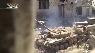 Сирия  Джобар  Тяжелый день для танкистов