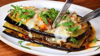 Don't cook eggplant until you see this recipe! Easy and Cheap Eggplant Beef Recipe