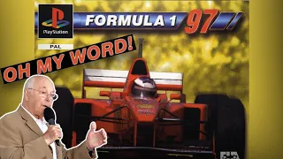 The commentary in this FORMULA 1 game from 1997 is REMARKABLE!