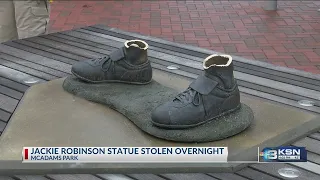 Jackie Robinson statue at McAdams Park stolen, $75K in damages