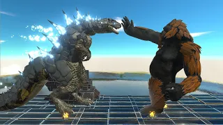 A day in the life of Godzilla - Animal Revolt Battle Simulator