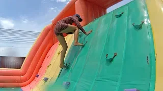 Ridiculous Balloon Water Slide at Pantai Norasingh Water Park 🇹🇭