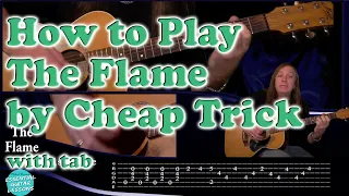 How to play The Flame on guitar