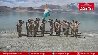 ITBP Jawans 75th Independence Day Celebrations 2021 | August 15 | Indo-China Border ||Samayam Telugu